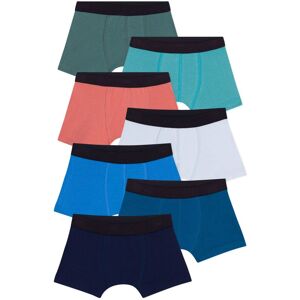 Petit Bateau Lot 7 Boxers Unis Bleu