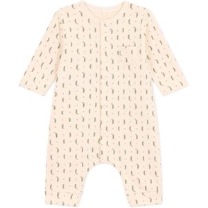 Petit Bateau Combinaison Mowgli Molleton - Ecru