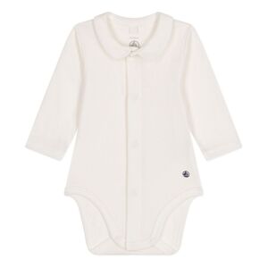 Petit Bateau Body Col Claudine Mactose - Ecru