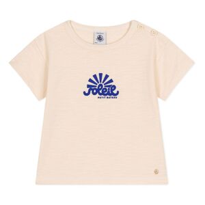 Petit Bateau T-shirt Moom Soleil - Ecru