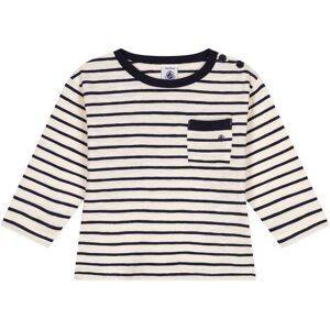 Petit Bateau Mariniere Jersey Flamme - Ecru