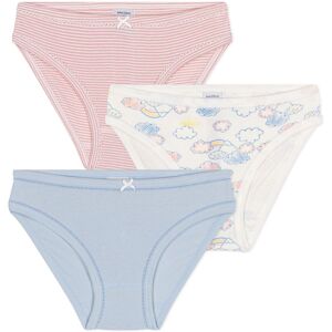 Petit Bateau Lot 3 Culottes Rayees - Rose