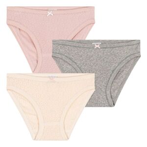 Petit Bateau Lot 3 Culottes Unies - Rose