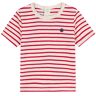 Petit Bateau T-shirt Manches Courtes Chiné - Rouge