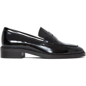 Rivecour Mocassins Cuir Vernis N°82 - Noir