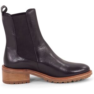 Sessun Chelsea Boots Pierce Cuir - Noir