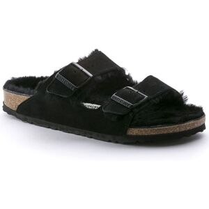 BIRKENSTOCK Sandales Arizona Shearling - Collection Adulte - - Noir