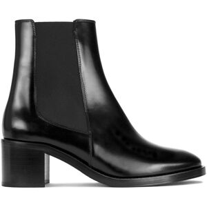 Rivecour Bottines Cuir Poli NA°289 Noir