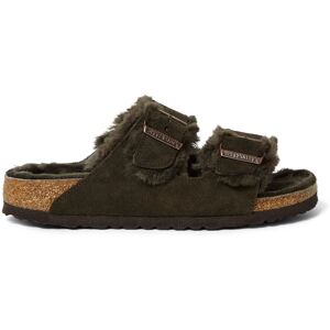 BIRKENSTOCK Sandales Arizona Shearling - Collection Adulte - Chocolat