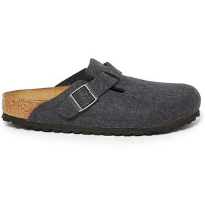 BIRKENSTOCK Sabots Boston Laine - Collection Adulte - Gris anthracite