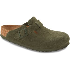 BIRKENSTOCK Sabots Boston Chaussant Etroit - Vert kaki