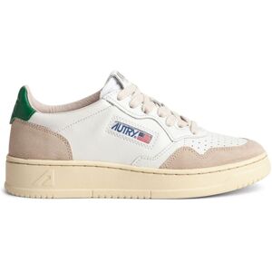 Autry Baskets Medalist Low CuirSuede Vert