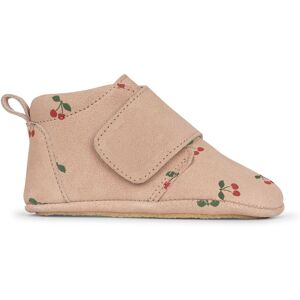 Konges Slojd Chaussons Suede Cerises Mamour Rose pale