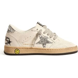 Golden Goose Baskets Lacets Ballstar Paillettes Argente