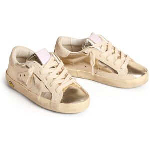 Golden Goose Baskets Lacets Super-Star Lamine - Dore