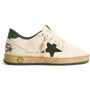 Golden Goose Baskets Lacets Ballstar Suede - Vert fonce