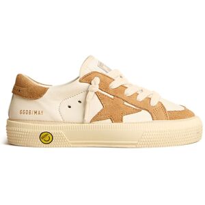 Golden Goose Baskets Lacets May Suede - Marron