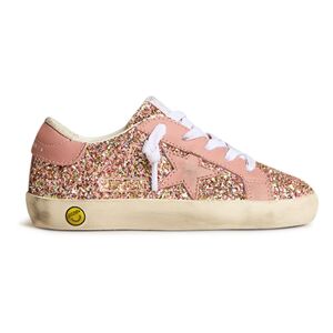 Golden Goose Baskets Lacets Super Star Paillettes Rose