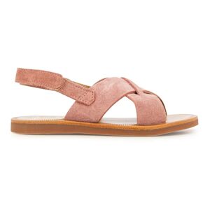 Pom d'Api Sandales Plagette Cross - Vieux Rose