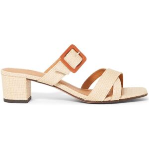 Rivecour Mules Raphia n°904 - Naturel