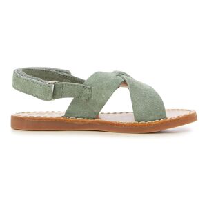 Pom d'Api Sandales Plage-Stitch Cross - Gris