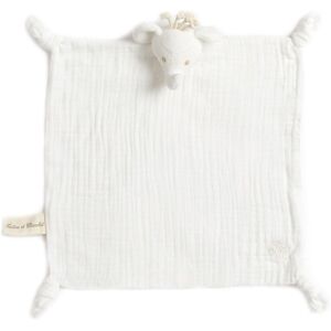 Tartine et Chocolat Ferdinand l'elephant - Doudou lange en coton bio - Creme