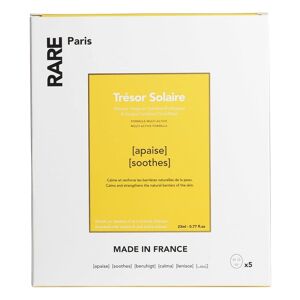 Rare Paris Masque Tresor solaire apaisant - Set de 5 - Blanc