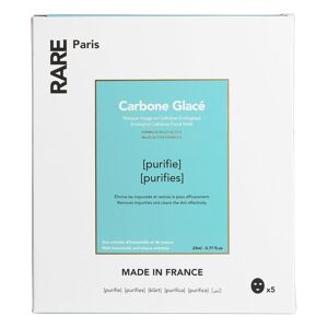 Rare Paris Masque Carbone glace purifiant - Set de 5 - Blanc
