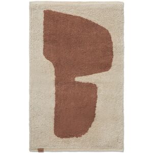 Ferm Living Tapis de bain Lay - Rouge brique