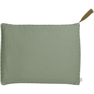 Numero 74 Coussin rectangulaire en coton bio - Sage Green S049