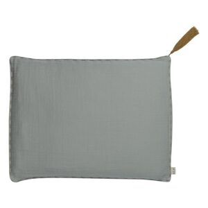 Numero 74 Coussin rectangulaire en coton bio - Silver Grey S019