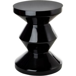 Pols Potten Tabouret Zig Zag - Noir