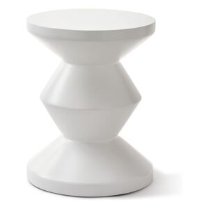 Pols Potten Tabouret Zig Zag Outdoor - Blanc