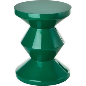 Pols Potten Tabouret Zig Zag - Vert fonce