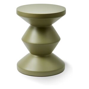 Pols Potten Tabouret Zig Zag Outdoor - Vert olive