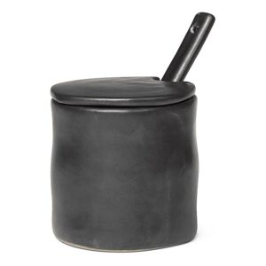 Ferm Living Pot à confiture Flow - Noir