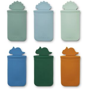 Liewood Moules a glaces en silicone Malik - Set de 6 - Bleu