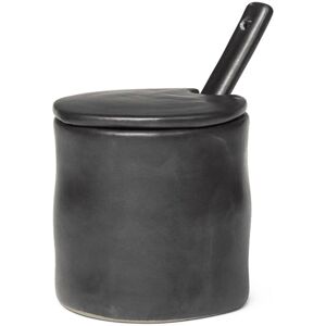 Ferm Living Pot a confiture Flow - Noir