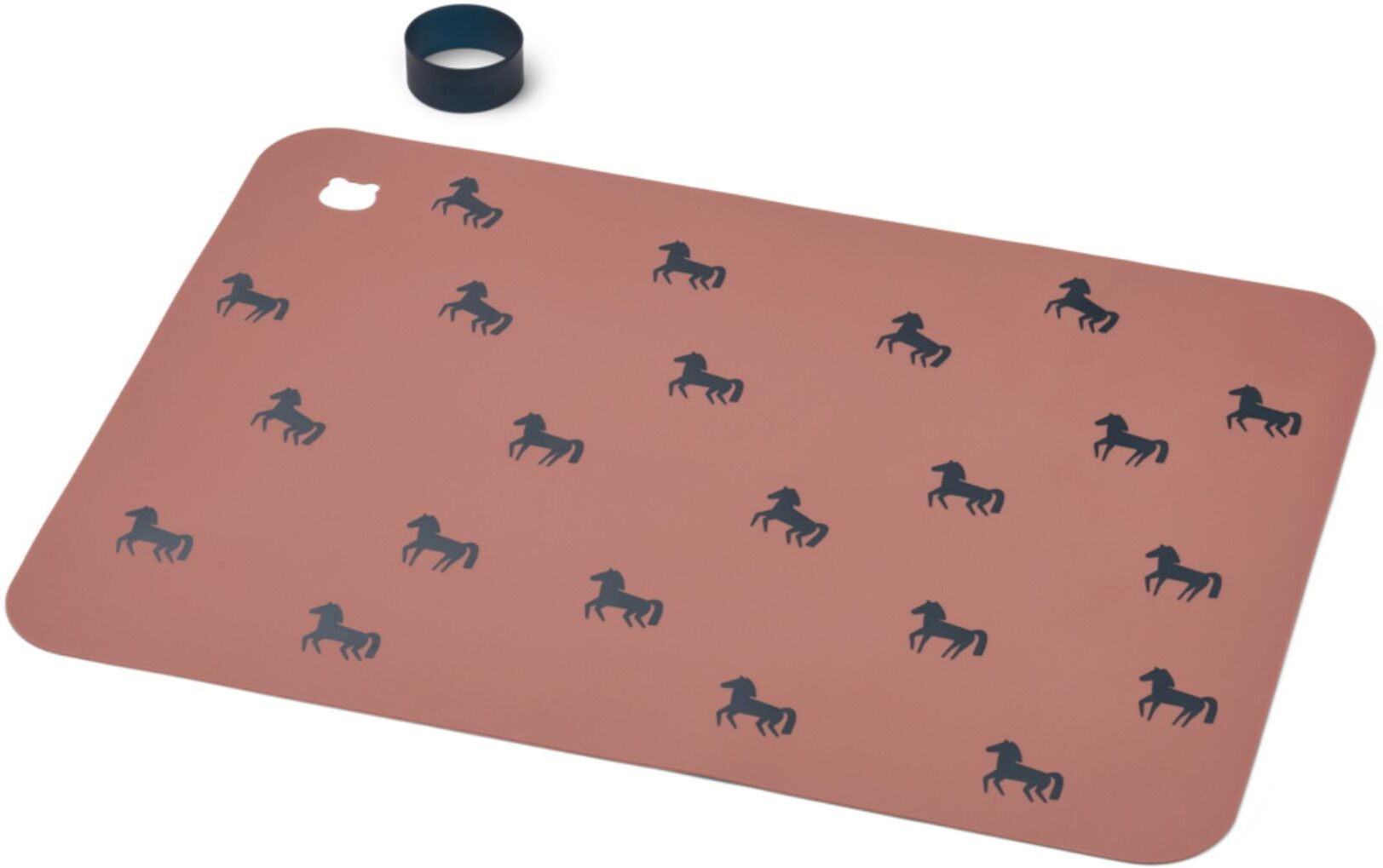 Liewood Set de table Jude en silicone - Horses/Dark rosetta