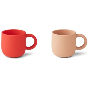 Liewood Tasses Merce en silicone - Set de 2 - Rouge