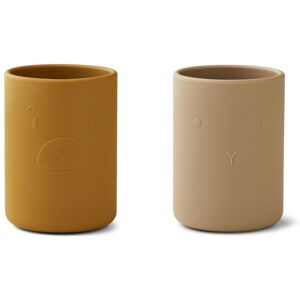 Liewood Gobelets Ethan en silicone - Set de 2 - Caramel