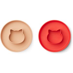 Liewood Assiettes Gordon - Set de 2 - Rouge