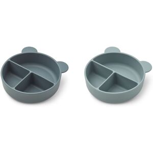 Liewood Bols Connie en silicone- Set de 2 - Bleu