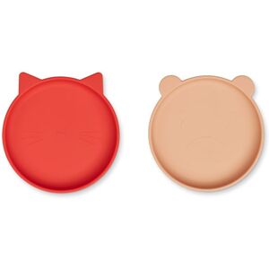 Liewood Assiettes Olivia - Set de 2 - Rouge