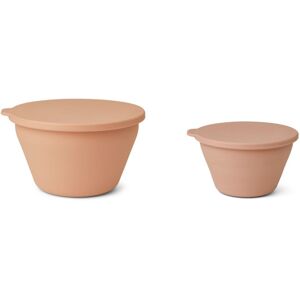 Liewood Bols de conservation pliable Dale en silicone-set de 2 - Rose