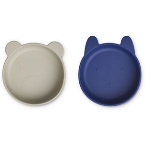 Liewood Bols Vanessa en silicone - Set de 2 - Bleu