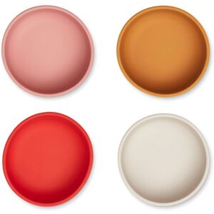 Liewood Bols en silicone Iggy - Set de 4 - Rouge