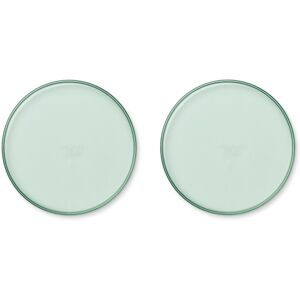 Liewood Assiettes Uma en tritan-set de 2 - Vert pale