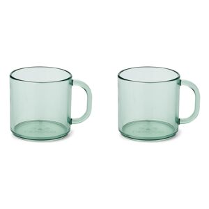 Liewood Tasses Tomo en tritan-set de 2 - Vert pale