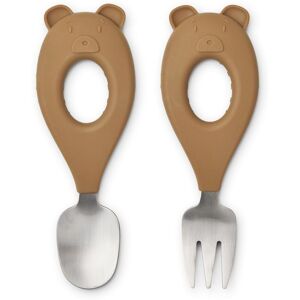 Liewood Couverts Stanley en acier - Set de 2 - Caramel